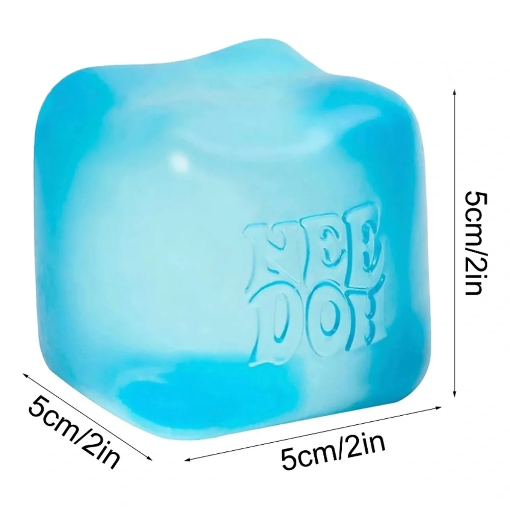 NeeDoh Original Nice🧊 Cube Super Solid Squish, Purple - Picture 6 of 6